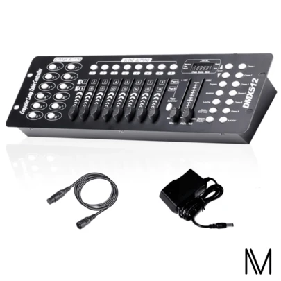 Mezcladora DJ Para Fiesta Discoteca Pub Club Nocturno Controladores Con Cables 1m driver Dmx 512