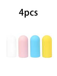 16/12/10/8/4/1pc Leak-Proof Sleeve Travel Containers, Toiletry Lids, Silicone Leak-Proof Tool, Elastic Sleeve Fits Most Bottle Sizes, Colorful Design, Suitable For Men & Women, Travel Essentials, Cruise Essentials, Beach Essentials, Compatible With Travel Organizer - Nhiều màu - Xem 16