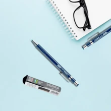 Zebra Professional Metallic Mechanical Pencil Retractable System Z-907 Tips 0.7 Mm - Blue - View 8