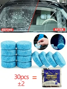 50片装 浓缩型挡风玻璃驱雨泡腾片，适合多季节车内和居家使用 - 彩色 - 查看 16