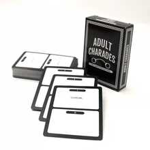 Adult Charades Card Game,Funny Prank Game,Adult Party Games, Casual Parties, Word Guessing Card Games, Entertainment Games. Cards Are Suitable For 4 Or More People, And Make Great Gifts For Christmas, Valentine's Day, And Halloween Parties