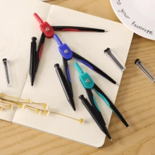 Back To School Compass 2-PieceSet, Student Geometry DrawingTools, Math Class Essential Supplieswith Portable Case