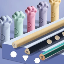 BANUCHE 10pcs Cat Paw Cartoon Pencil Toppers, Pencil Cap Protectors, Durable And Comfortable Top Design, Pencil Cap Style
