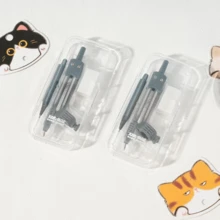 Back To School Compass 2-PieceSet, Student Geometry DrawingTools, Math Class Essential Supplieswith Portable Case