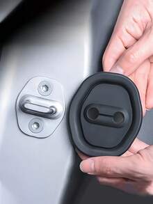 4 件装汽车门锁保护套，门锁减震降噪绝缘垫片，防锈塑料套，通用车门配件 - 均碼 - 查看 10