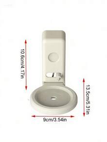 Supporto da parete per Dot 4th & 5th Generation, un accessorio salva spazio con gestione dei cavi per i tuoi altoparlanti smart Echo di casa, nasconde i cavi disordinati - Bianco - Visualizzare 5