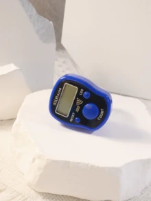 1 件电子环形计数器，中东阿拉伯风格，数字显示便捷环形计数器，缓解压力，电子显示环形计数器，计数计数器，跳绳计数器，人流量计数器，适用于礼拜、计数、运动、瑜伽 - 彩色 - 查看 15