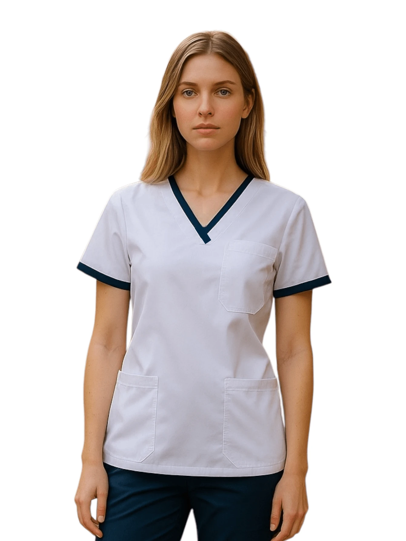 Filipina Surgical Doctor Lady London - White - View 1