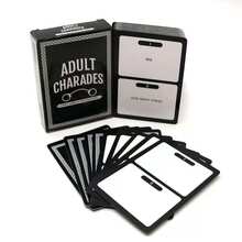 Adult Charades Card Game,Funny Prank Game,Adult Party Games, Casual Parties, Word Guessing Card Games, Entertainment Games. Cards Are Suitable For 4 Or More People, And Make Great Gifts For Christmas, Valentine's Day, And Halloween Parties
