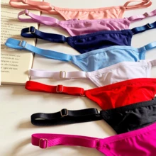Kit With 5 Units - Double String Thong With Adjustment - Multicolor - Ver 5