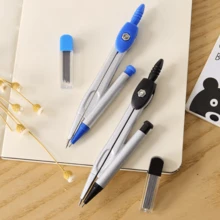 Back To School Compass 2-PieceSet, Student Geometry DrawingTools, Math Class Essential Supplieswith Portable Case