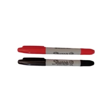 Sharpie 2/3/6/ 包二合一双头 Sharpie 永久性黑色细记号笔（0.9 毫米）和超细笔（0.5 毫米） - 速干防褪色记号笔，适用于木材、塑料、金属、纸张 - 艺术家绘画、办公书写、学校用品 - 彩色 - 查看 10