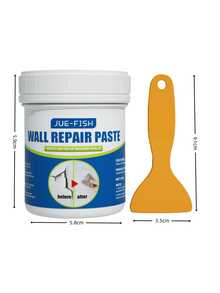 JUE FISH 1pc/2pcs/3pcs 100g Wall Cleaning Stain Covering Anti-Moisture Wall Repair Filler, Mold Removal Renovation Paint, Wall Repair Paste, Wall Repair Coating To Cover Stains, Waterproof And Anti-Mold, Repair Peeling Paint And Cracks, Home Graffiti Renovation Self-Spray Repair Wall Paint, Easily Cover Dirt And Quickly Renovate Old Walls, Wall Cleaning