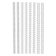 KLONKEE 4 chiếc dụng cụ điều chỉnh kích cỡ nhẫn bằng nhựa, vô hình, vừa khít với nhẫn bị rộng, dụng cụ bảo vệ kích cỡ trang sức unisex, trong suốt. - Trong sáng - Xem 20