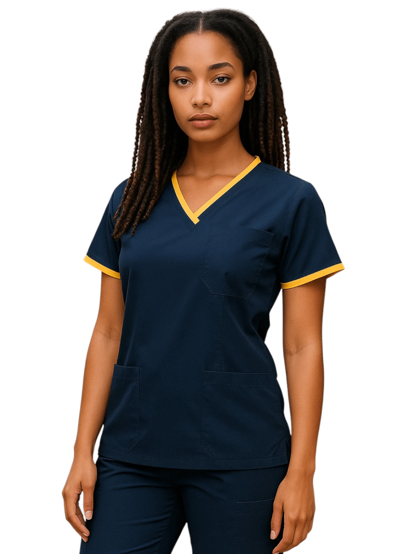 Filipina Médica Quirúrgica Dama London - Azul Marino - Ver 1