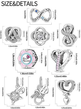 DIY Thanksgiving Infinity Love Symbol, Infinite Loop/Transformation And Rebirth, Unity Knot, Sweet Pearl Pendant, Grateful For You, Suitable For Women's Daily Wear, Embedded With Zirconia Diamonds, Understated Yet Luxurious, Holiday Gift.