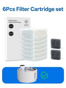 Cat Water Fountain Wireless Automatic - Smart Motion Sensor Pet Dispenser - 2.8L/94oz Cat & Dog Water Bowl - Rechargeable Battery