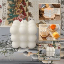 1 Bubble Candle, Beautiful Bliss Bubble Candle - Decorative 5.2oz Wax Aromatherapy, Fragrance, Cute Nordic Pastry, Large Decorative Shape Candle For Home Decoration And Gifts, Available In Color, Fragrance, Size Options