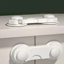 12 件婴儿锁，多功能抽屉锁，无需钻孔，防开门，防夹手橱柜锁，保护婴儿安全，婴儿必备用品