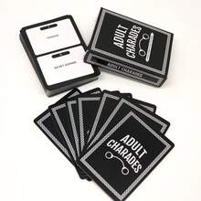 Adult Charades Card Game,Funny Prank Game,Adult Party Games, Casual Parties, Word Guessing Card Games, Entertainment Games. Cards Are Suitable For 4 Or More People, And Make Great Gifts For Christmas, Valentine's Day, And Halloween Parties