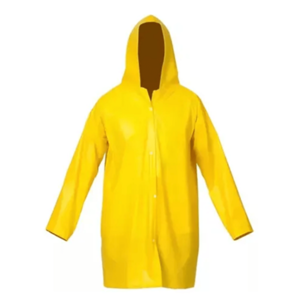 Capa de Chuva Impermeavel de Pvc Eqpro Amarela Epi