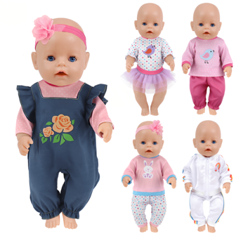 Baby Doll Clothes For 14-18 Inch Dolls, Newborn Baby Doll Accessories Dress Up Kids Gift, Baby Doll Clothes 18 Inch Girl/Doll Clothes 14-16 Inch/Girl Dolls Clothes