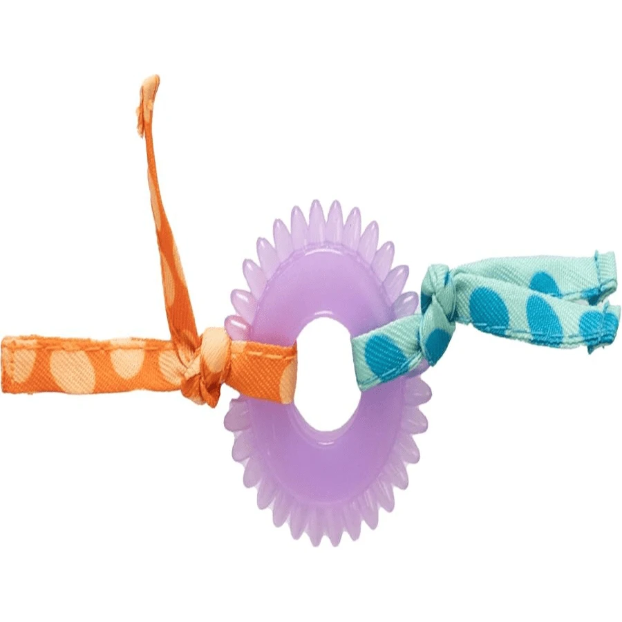 Catstages Dental Strawberry Teether, Soft And Textured Cat Chew Toy, Catnip Oil Coating, Pink - MàuC - Xem 1