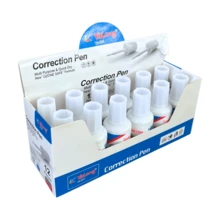 Set Of Creative And Original Correctors In Various Models, Presentations And Unique Designs, Super Fun And Functional To Make Correcting Easier, Faster And More Colorful, Eliminate Errors In A Practical, Precise And Stylish Way At School, The Office Or At Home - White - View 6