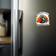 1 Peça Adesivo Removível Impermeável de PVC de 3 Polegadas para Uso Externo, com Humor Sarcástico, Citação de Comédia Negra, Estética de Humor Caótico, Bottom de Incêndio, Meme de Guaxinim "Tudo está indo espetacularmente mal", Decoração Juvenil/Adesivo de Garrafa de Água de Saúde Mental para Laptop, Garrafa de Água, Carro, Geladeira, Skate, Telefone, Livro, Presente - Multicolorido - Visão 7