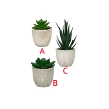 1 Set(5pcs Or 3pcs Or 2pcs)Artificial Succulent Plants Potted,Simulation Plants With Small Artificial Plants, Includes Flower Pots For Interior Home Decor, Office, Bathroom And Bedroom, Comes With Plastic Eucalyptus And Micro Wheat Grass Plants, Perfect For Indoor Desk Artificial Plant Decoration