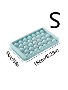 1 Ice Cube Tray (Small/Medium/Large) And Lid For Making Ice Cubes, Refrigerator Ice Cubes, Mini Round Ice Cubes, Suitable For Tea And Coffee - Multicolor - View 11