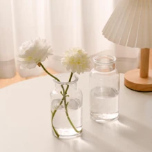 1/2/4/7 件花瓶套装，厚实不易碎的装饰花瓶，适用于生日、婚礼、派对、桌面装饰、春夏季、父亲节、毕业典礼、活动装饰、优雅、耐用、圣诞节装饰 - 無色 - 查看 7