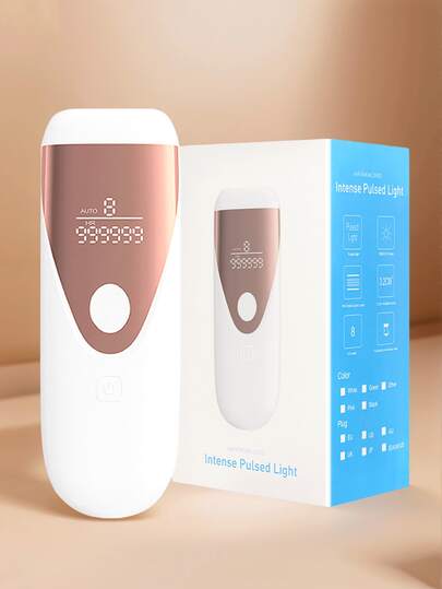 Boyi 1 件装 IPL 激光脱毛仪女士 8 档 999,990 次闪光脉冲光电动脱毛器适用于身体比基尼腿部腋窝剃毛器脱毛器家用设备脱毛器