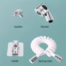 1 Set Faucet Extender, Suitable For Sink, Bathroom Or Kitchen Faucet Extension, Modern Bathroom Accessory, Durable Plastic