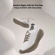 Giày tập đi bộ BMAI Expedition Walker 2025 dành cho nam – Giày tập nhẹ, thoải mái với đệm cao cấp, được thiết kế để đi bộ, chạy bộ và mặc hàng ngày – Thiết kế thời trang và bền bỉ - trái cam - Xem 3