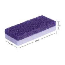 NOVAL Pumice Stone For Feet Scrubber Dead Skin Disposable Foot Pumice Foot Callus Remover Pedicure Tools Purple Pumice Sponge Nail Salon Home Use,40 PCS - ColorB - View 2