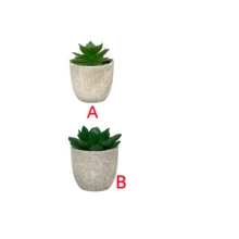 1 Set(5pcs Or 3pcs Or 2pcs)Artificial Succulent Plants Potted,Simulation Plants With Small Artificial Plants, Includes Flower Pots For Interior Home Decor, Office, Bathroom And Bedroom, Comes With Plastic Eucalyptus And Micro Wheat Grass Plants, Perfect For Indoor Desk Artificial Plant Decoration