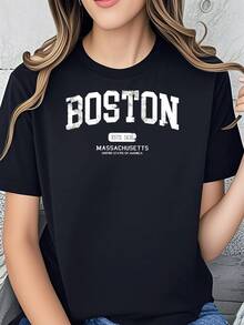 Let's Taco Bout Tequila Graphic Tee, camiseta holgada para mujer con un divertido estampado de comida, perfecta para las celebraciones del Cinco de Mayo y ropa informal diaria, una camiseta cómoda y elegante para los amantes de los tacos y las margaritas, con un diseño moderno y tela de alta calidad. - Negro - Ver 2