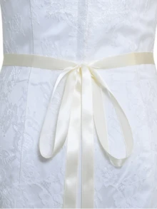 1pc 3cm Elegant Rhinestone Bridal Waist Belt Valentine's Day Accessories - Silver - View 4