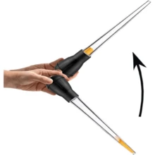 Basters de pavo largos para cocinar con medidas, solo para líquidos a temperatura ambiente, de color azul y negro - ColorA - Ver 3