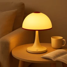 Nordic Bedside Table Lamp USB Powered Warm Light For Bedroom Living Room Desk Decor