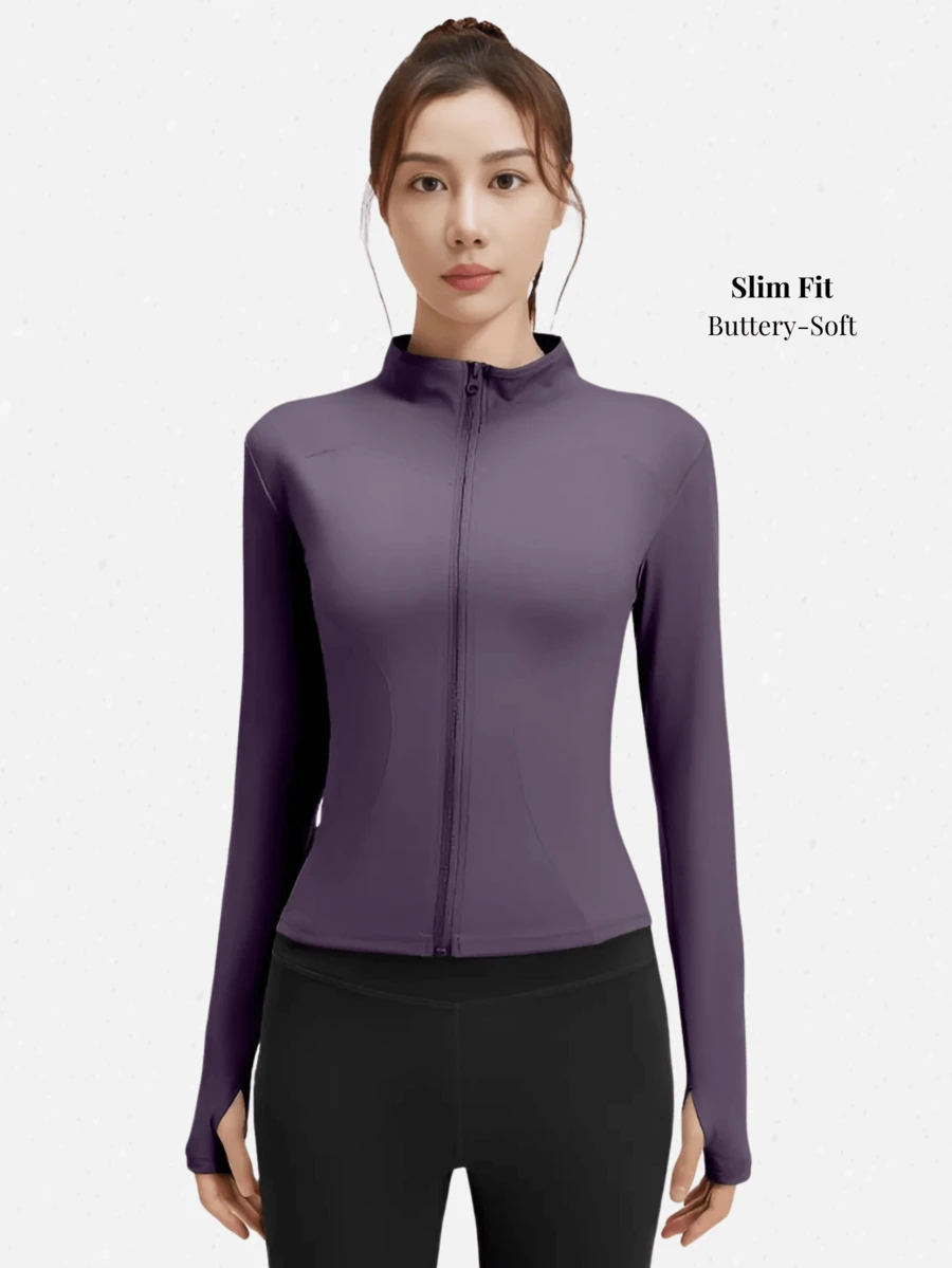 vetega Women Sports Jackets - 紫色 - 查看 1