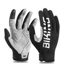 Riding Gloves Spring Autumn Full Finger Gloves Touch Screen Sports Gloves - Black - View 9