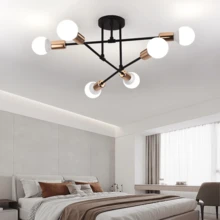 现代简约吸顶灯，适用于客厅、餐厅、卧室、书房、酒店等场所，吊灯照明灯具 - 彩色 - 查看 4