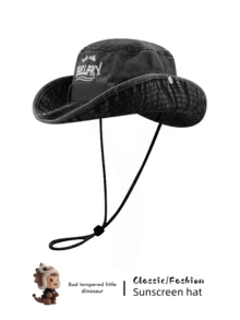 قبعة دلو حماية من الشمس للرجال، قبعة كاوبوي حماية من الأشعة فوق البنفسجية للرحلات والتسلق والصيد، قبعة شمس يمكن ارتداؤها من الجنسين