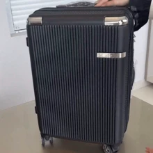 10kg Carry-On Luggage With 360° Wheels Travel Hand Luggage - 黑色 - 查看 1