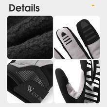 Riding Gloves Spring Autumn Full Finger Gloves Touch Screen Sports Gloves - Black - View 4