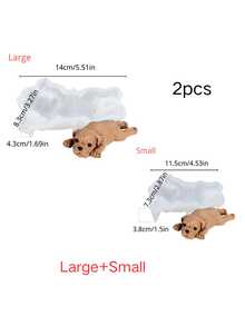 3D Puppy Dog Silicone Mold – French Bulldog / Teddy / Bulldog Puppy Candle Mould For DIY Resin, Wax & Soap Crafts | Realistic Puppy Design For Home Decor & Gifts