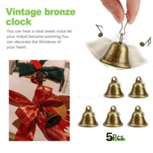 Craft Bells Small Brass Bells For Crafts Vintage Bells With Spring Hooks, Hanging For Wind Chimes Housebreaking Making, Dog Potty Training Doorbell, Wedding Decor, DIY Decoration,Seasonal Decor, Multi-Use For Halloween, Easter, Thanksgiving - Country Holidays, Pets & Livestock,Women Valentine Gift, Birthday Boyfriend Girlfriend,Home Decor ,Room Decor,Wall Decor. Decorations Christmas