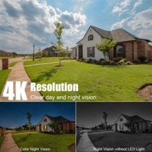 V380 1 Pc 4G Wireless Solar Camera Outdoor 15MP 360° View CCTV Camera Security Surveillance Motion Detection & Motion Tracking Full‑Color Night Vision Sound‑Light Alarm IP Camera PTZ Security Camera For Home, Storefront, And Factory, Farm